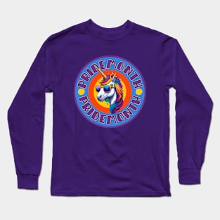 Pride Month Demon-PriDEMONth Long Sleeve T-Shirt